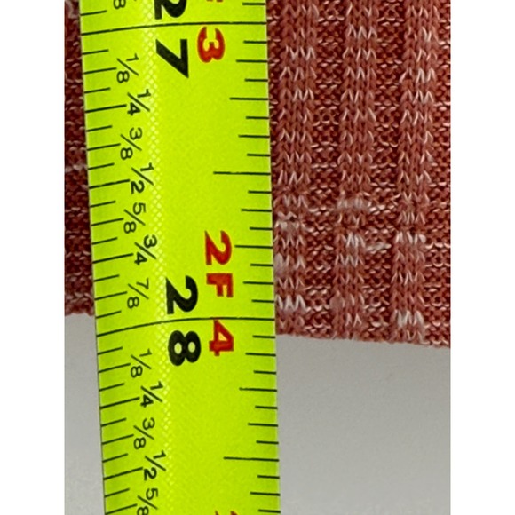 Absolutely Famous Sz 1X Pink‎ Cold Shoulder Top Women's Crochet Knit Ribbed - Picture 3 of 10